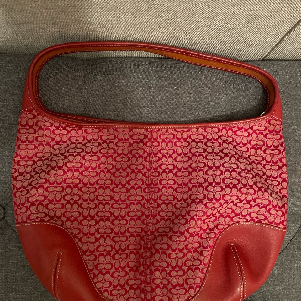 Coach short shoulder bag